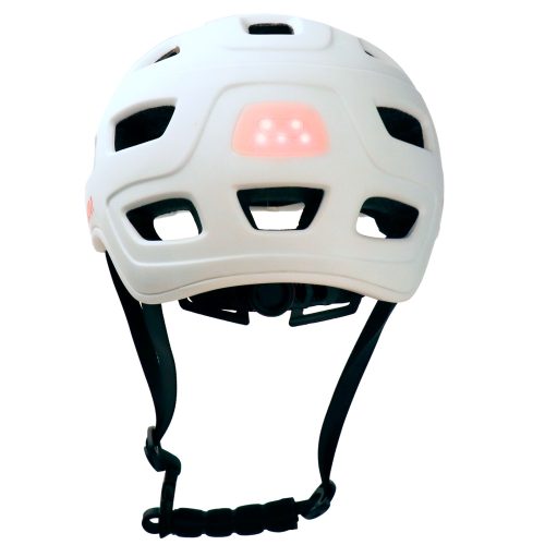 Casco Blanco Inokim con Luz