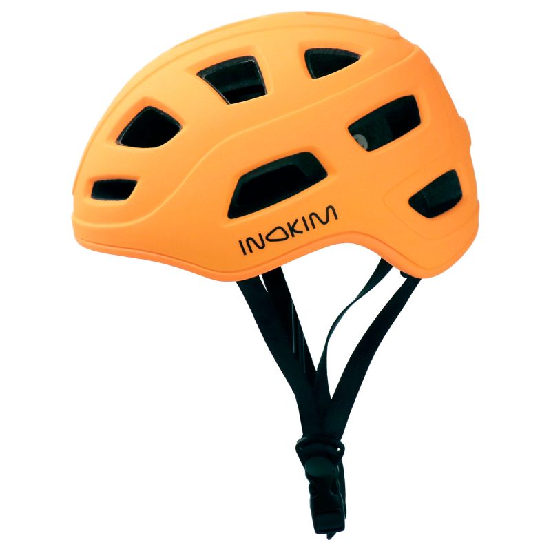 Casco Amarillo Inokim con Luz