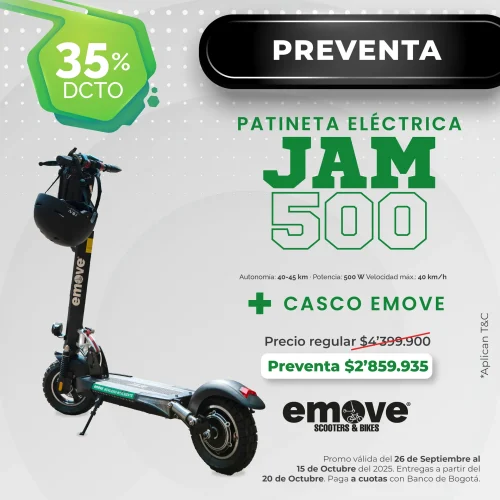 Scooter Eléctrica Emove Jam 500
