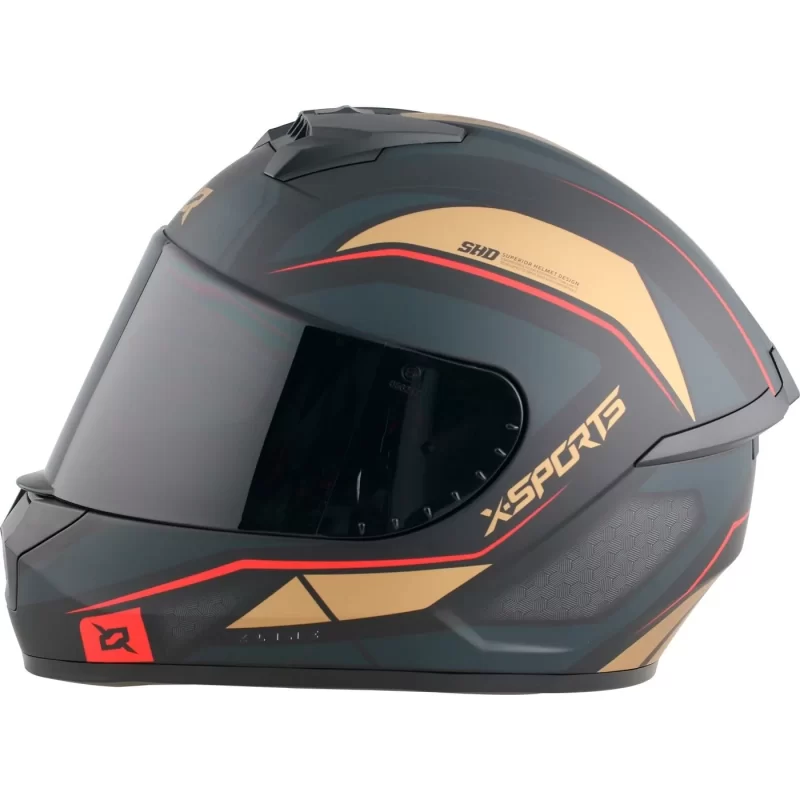 CASCO XSPORT M63 BROKER COLOR NG/OR TALLA (L) - Imagen 4
