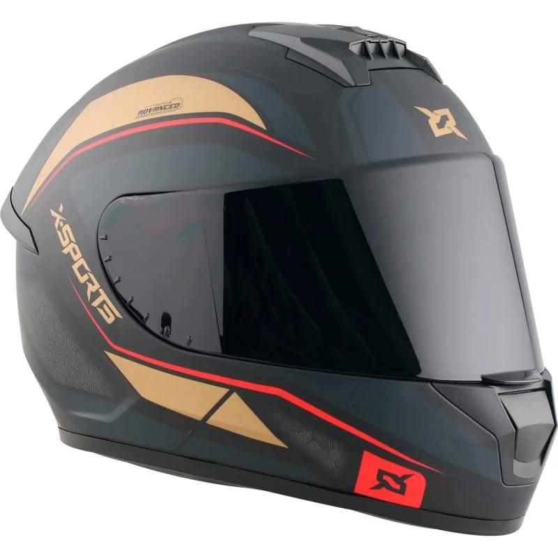 CASCO XSPORT M63 BROKER COLOR NG/OR TALLA (L) - Imagen 2