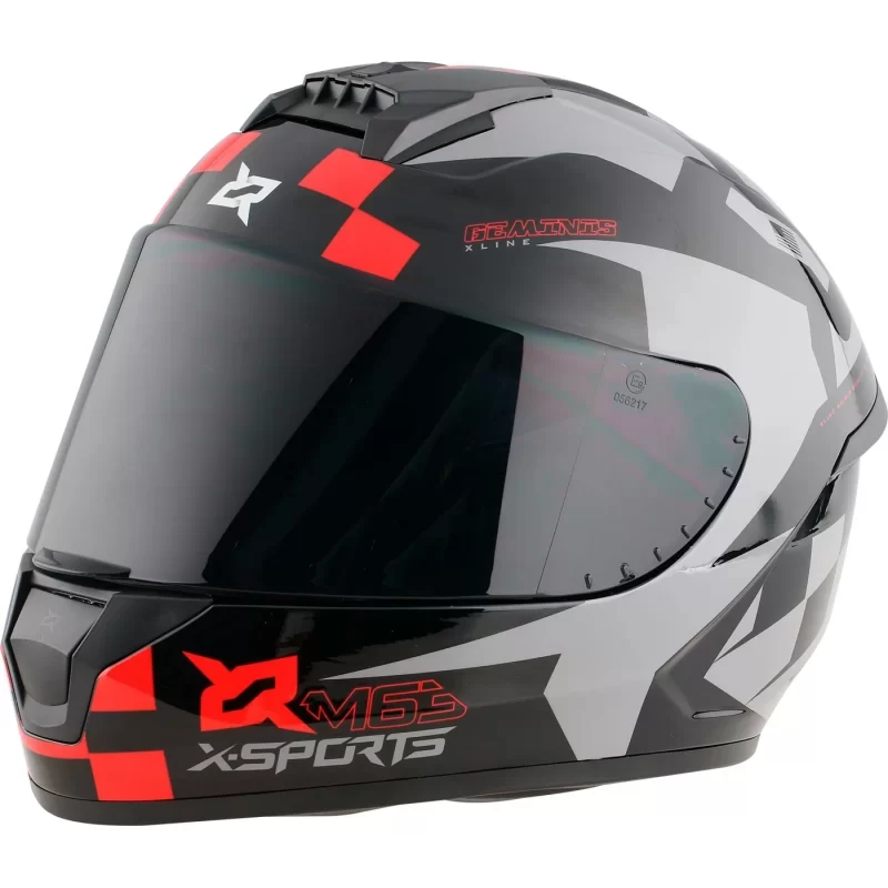 CASCO XSPORT M63 GEMINIS COLOR NG/RJ TALLA (M)