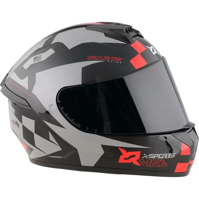 CASCO XSPORT M63 GEMINIS COLOR NG/RJ TALLA (M) - Imagen 5