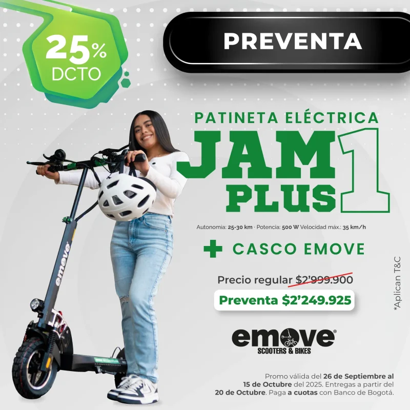 Scooter Eléctrica Emove Jam 1 Plus