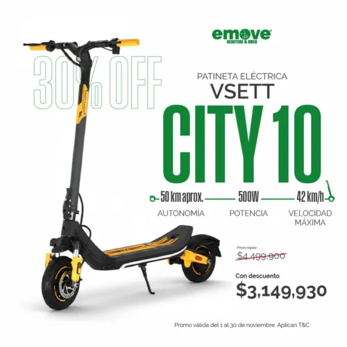 Patineta Eléctrica VSETT City 10