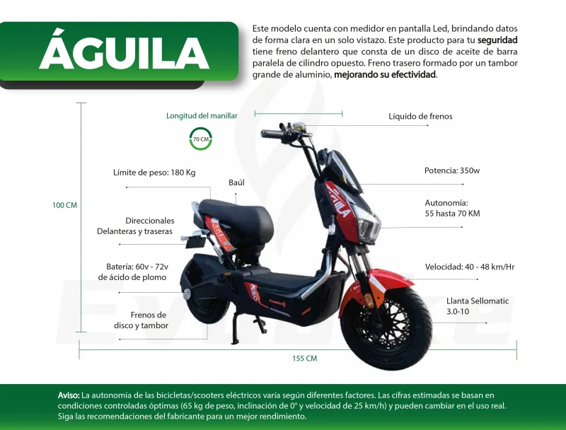 Bicicleta Eléctrica Evobike Águila - Imagen 9