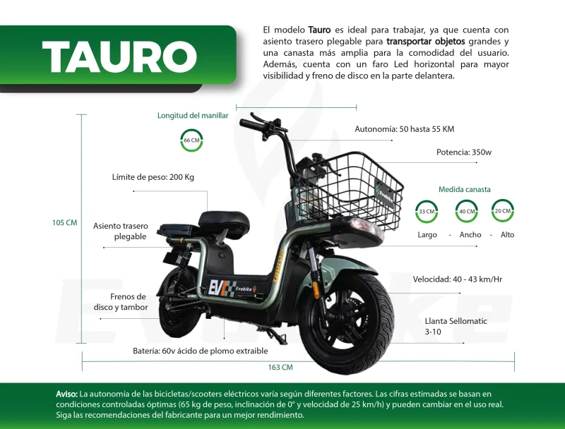 Bicicleta Eléctrica Evobike Tauro - Imagen 11
