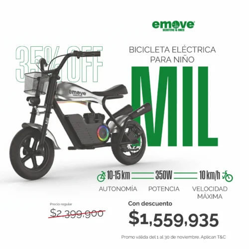 Bicicleta eléctrica Emove e-moto MIL