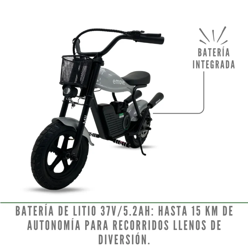 Bicicleta eléctrica Emove e-moto MIL - Imagen 2