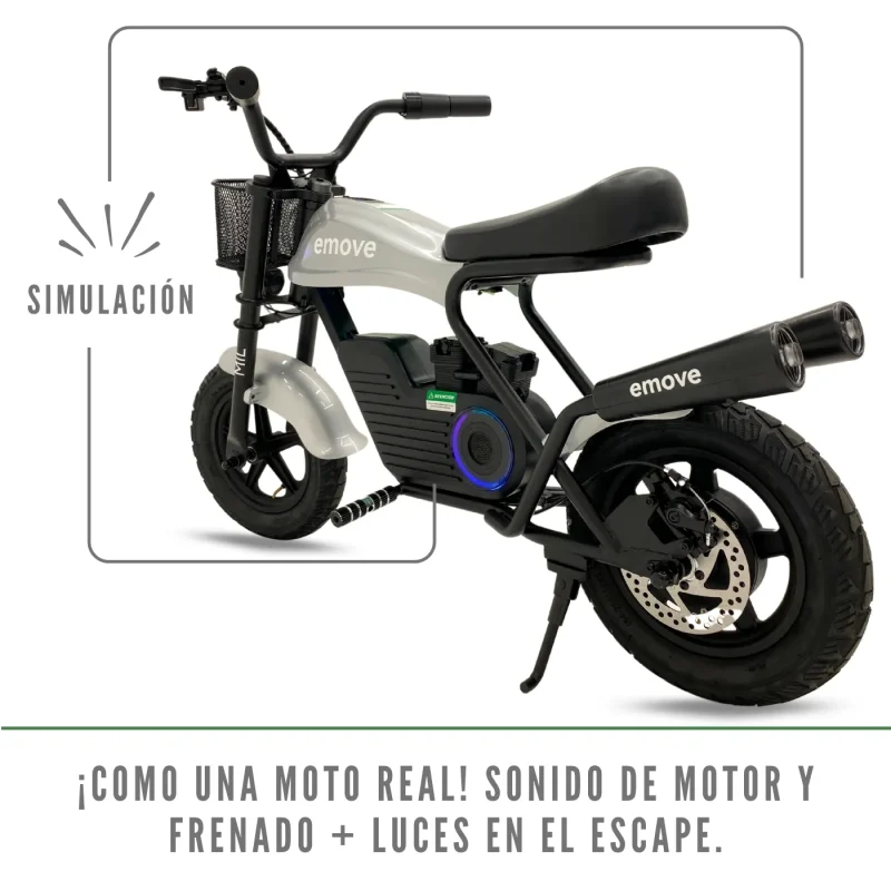 Bicicleta eléctrica Emove e-moto MIL - Imagen 4