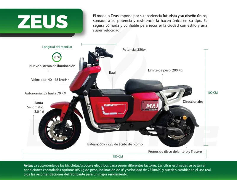 Bicicleta Eléctrica Emove EvoBike Zeus - Imagen 7
