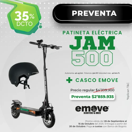Scooter Eléctrica Emove Jam 500