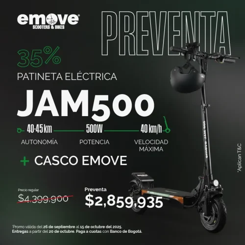 Scooter Eléctrica Emove Jam 500