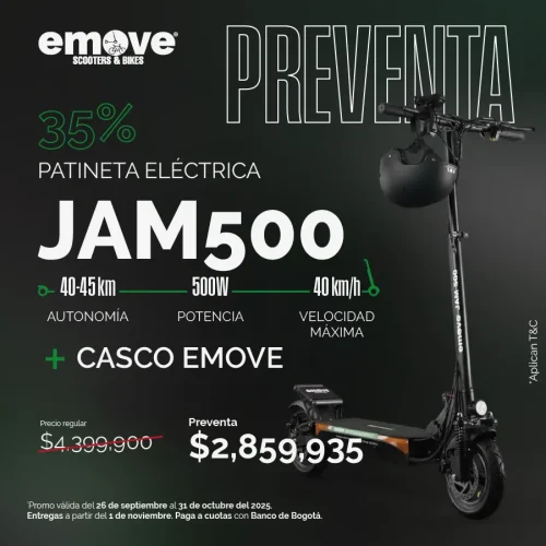Scooter Eléctrica Emove Jam 500