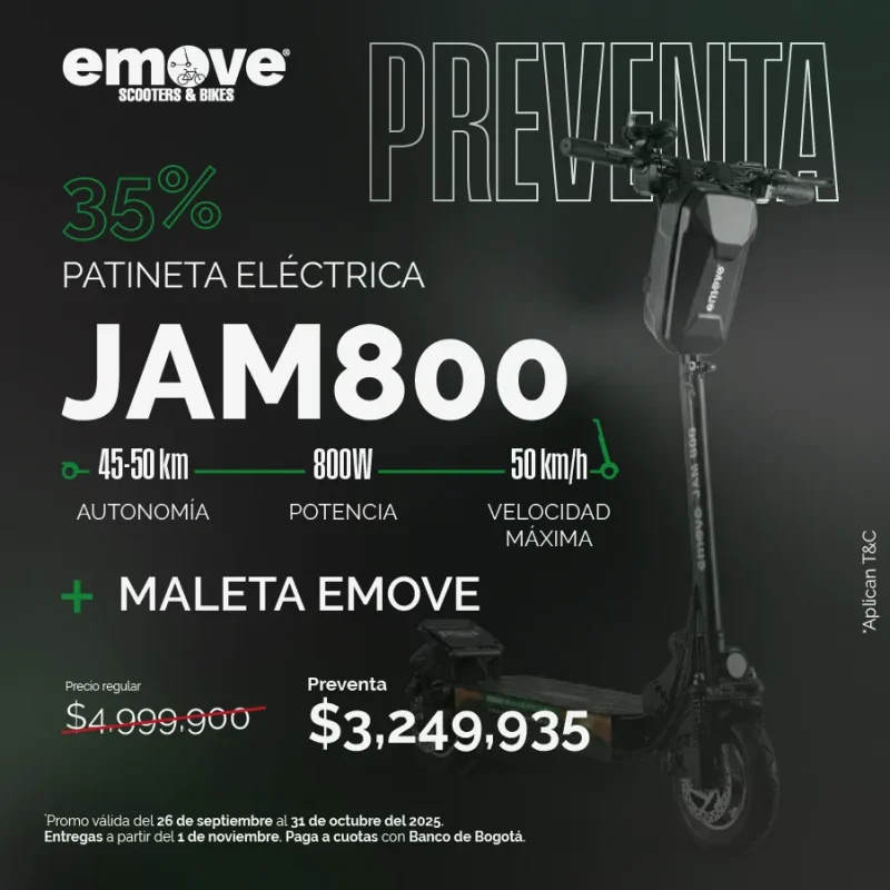 Scooter Eléctrica Emove E-Scooter Jam 800