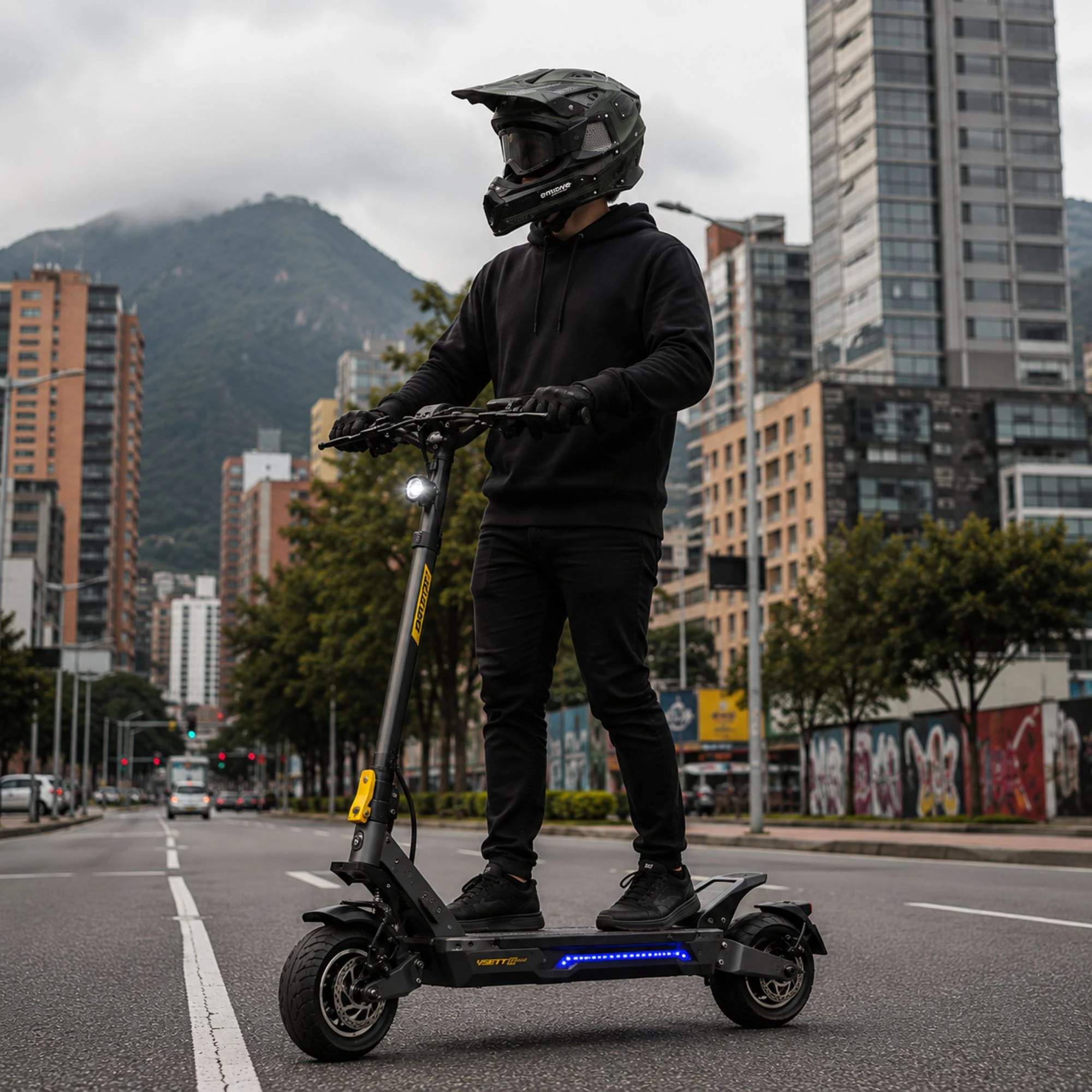 Patineta Eléctrica VSETT C7 Plus 1600W Max 45 km/h - Imagen 6