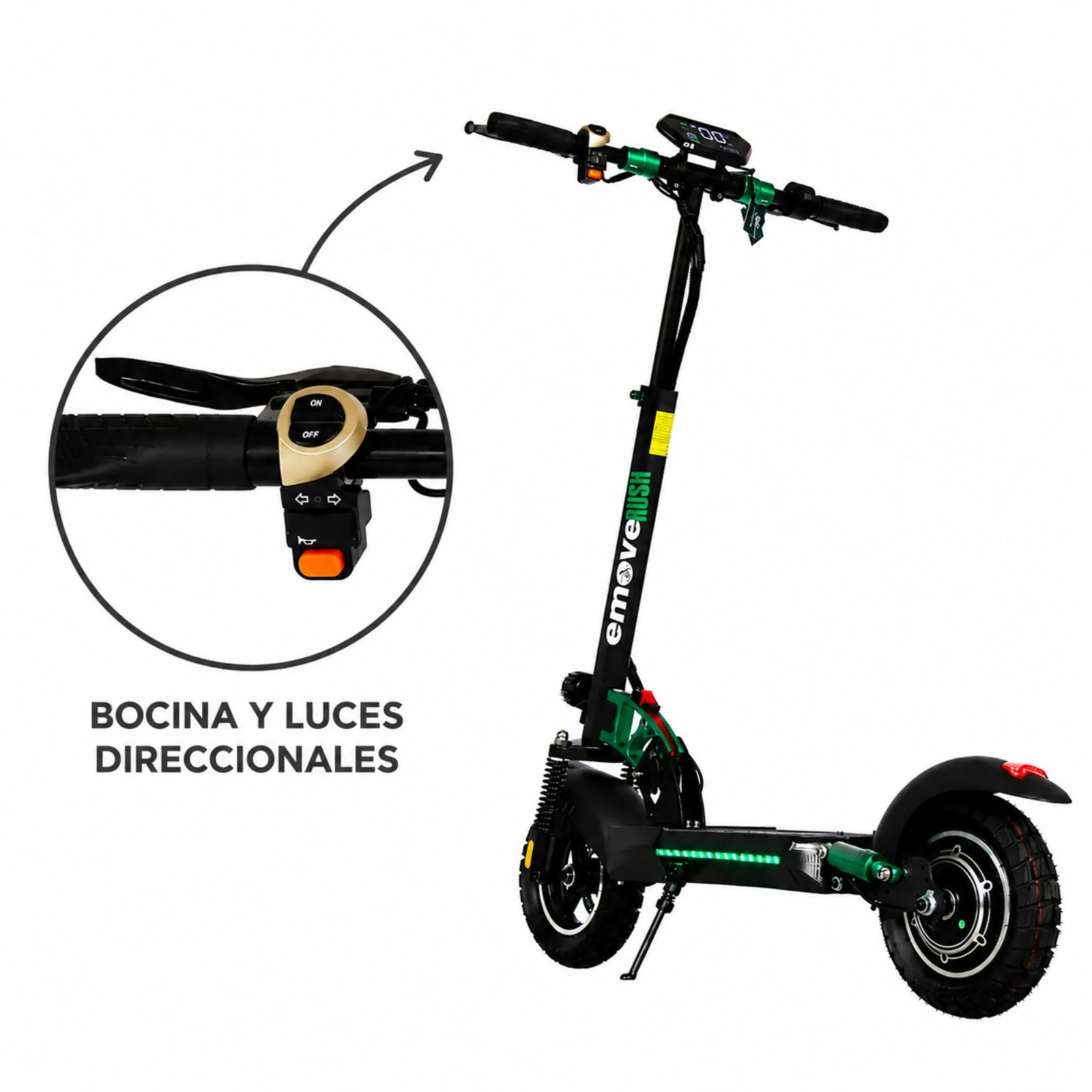 Patineta Eléctrica EMOVE Rush 550W Max 35 km/h - Imagen 5