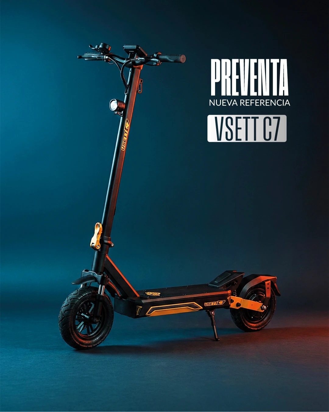 Patineta Eléctrica VSETT C7 800W Max 40 km/h - Imagen 5