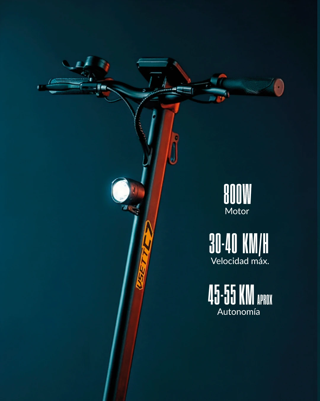 Patineta Eléctrica VSETT C7 800W Max 40 km/h - Imagen 4